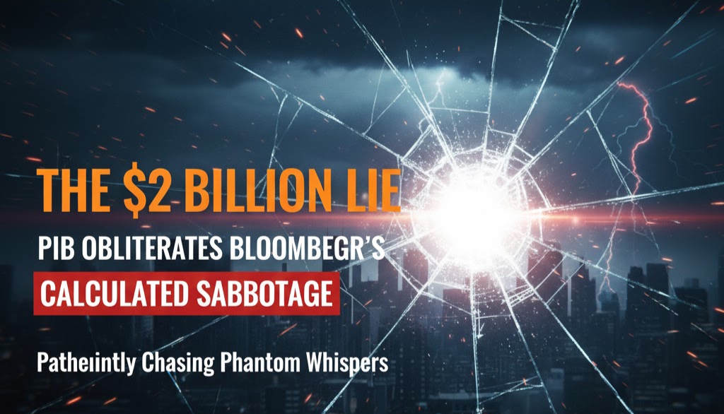 Bloomberg’s $2 Billion Myth Collapses: PIB Shatters the Most Aggressive Attempt to Undermine India’s Market Stability